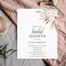 Boho Greenery Presupuestario Pampa Grass Bridal Sh
