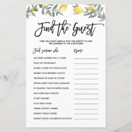 Lámina Boho Lemon encuentra el juego de ducha para rompeo