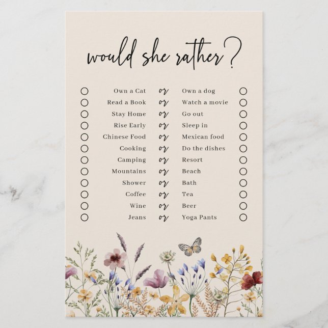 Lámina Boho Prefiere Jugar (Anverso)