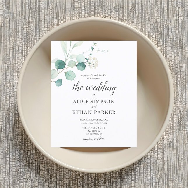Lámina Boho presupuestario Eucalyptus deja Boda (Subido por el creador)