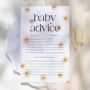 Lámina Boho Sunshine Baby Shower Predictions & Advances