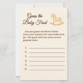 Lámina Boho Western Rocking Horse Adivina El Juego De La 