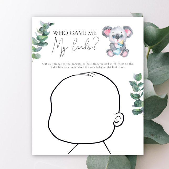 Lámina Bola de Koala ducha bebé (Subido por el creador)