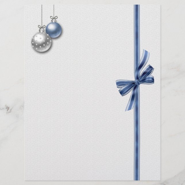 Lámina Bolas de Navidad Elegantes Brillantes (Anverso)