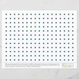 Lámina Bolígrafo y puntos de papel diversión de juego de 