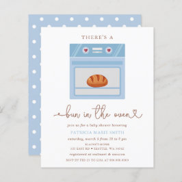Lámina Bollo Presupuestario En El Baby Shower De Oven Blu
