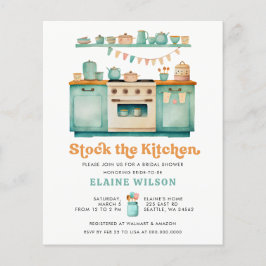 Lámina Bolsa de Retro Presupuestario La Ducha Bridal De C