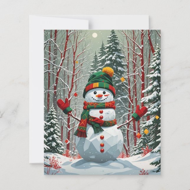 Lámina Bonhomme de neige (Anverso)