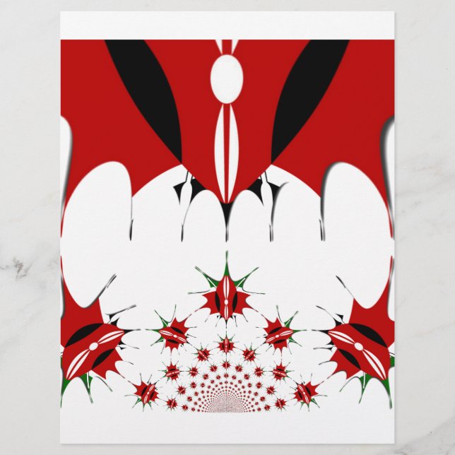 Lámina Bonita bandera de Kenia. (Anverso)