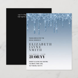 Lámina BONITO de PRESUPUESTO Girly Bridal Shower invita a