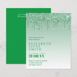 Lámina BONITO de PRESUPUESTO Girly Bridal Shower invita a