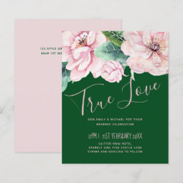 Lámina Bonito Floral Verde Salto Presupuesto Boda