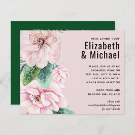 Lámina Bonito Floral Verde Salto Presupuesto Boda