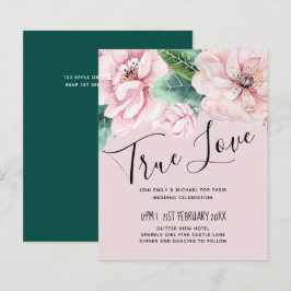 Lámina Bonito Floral Verde Salto Presupuesto Boda