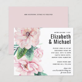 Lámina Bonito Floral Verde Salto Presupuesto Boda