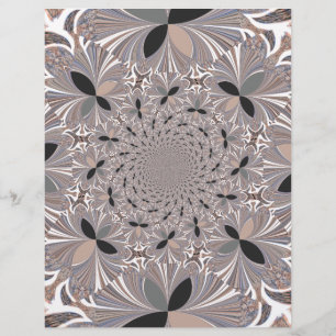 Lámina Bonito kaleidoscopio gris de ceniza sin fisuras