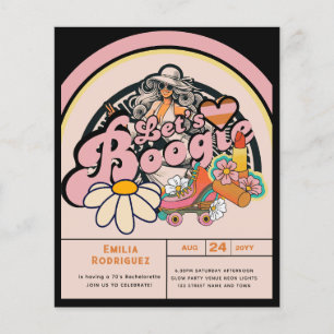 Lámina Boogie Disco Dancing Bridal Bachelorette