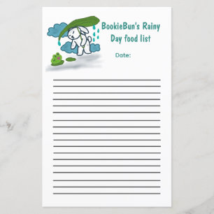 Lámina BookieBun Rainy Day