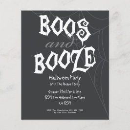 Lámina Boos PRESUPUESTARIOS Y Booze Halloween Party