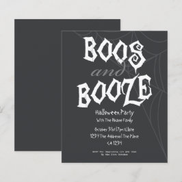 Lámina Boos PRESUPUESTARIOS Y Booze Halloween Party