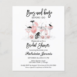 Lámina Boos Y Booze Bridal Shower Invitaciones Presupuest