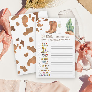 Lámina Boots & Bubbly emoji de ducha de novia