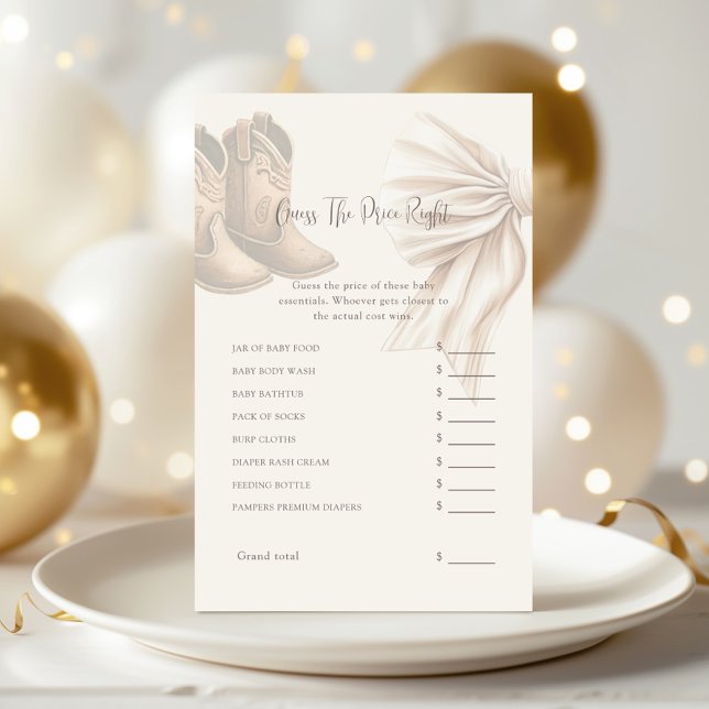 Lámina Boots O Bows Género Revelan Adivinan El Precio Cor (Subido por el creador)