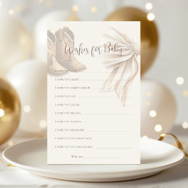 Lámina Boots O Bows Género Revelan Deseos Para El Bebé