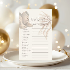 Lámina Boots O Bows Género Revelan Palabras De Bebé