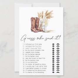 Lámina Boots Y Bubbly Adivinan Quién Dijo Que Fue Un Jueg