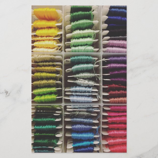 Lámina Bordado Floss Rainbow (Anverso)