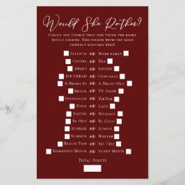 Lámina Borgoña Prefiere Un Juego De Ducha De Novias