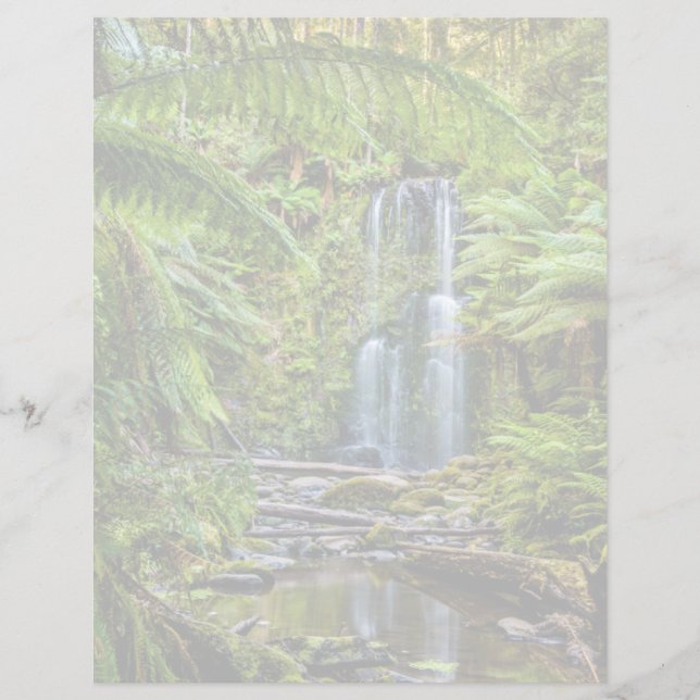 Lámina Bosques | Beauchamp Falls Australia (Anverso)