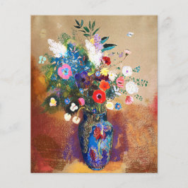 Lámina Bouquet vintage de flores de Odilon Redon