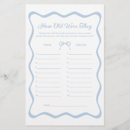 Lámina Bow Algo Azul Brilla Ducha Edad Juego de adivinaci