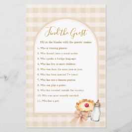 Lámina Bow Cutie Cherry Pie Pastel Gingham Encuentra Al I