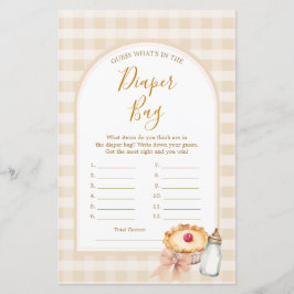 Lámina Bow Cutie Pie Pastel Gingham Lo que hay en la bols