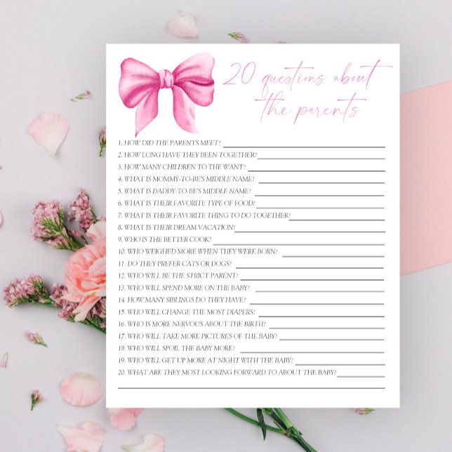 Lámina Bow - juego Fiesta | 20 preguntas sobre los padres (Subido por el creador)