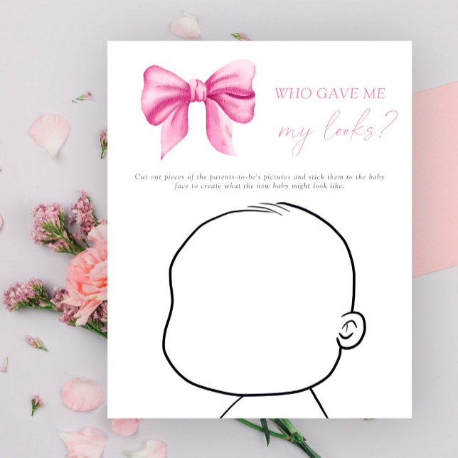 Lámina Bow - ¿Quién me dio mi apariencia de juego de bebé (Subido por el creador)