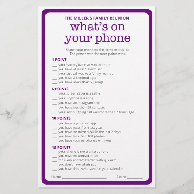 Lámina Breaker de hielo de Reunión Familiar 2 en 1 juegos (Anverso)