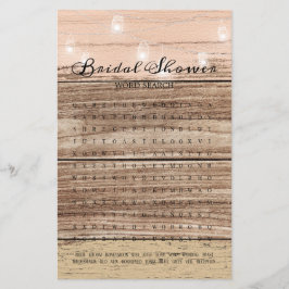 Lámina Brecha de novia Juego de búsqueda de palabras Lint