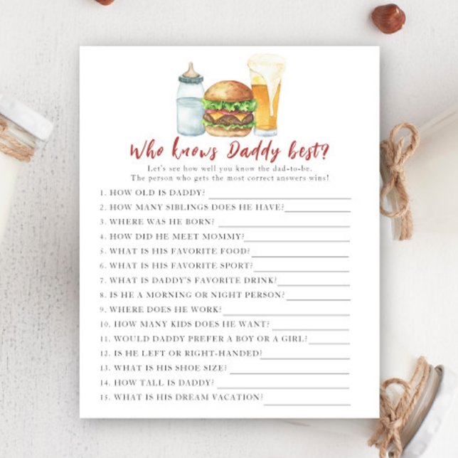 Lámina Breve ducha de bebé - Juego Quién conoce mejor a p (Subido por el creador)