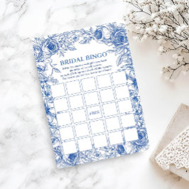 Lámina Bridal Bingo Blue Floral