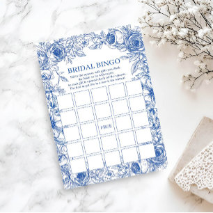 Lámina Bridal Bingo Blue Floral
