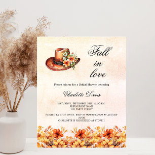 Lámina Bridal Shower se enamoran de la invitación al pres
