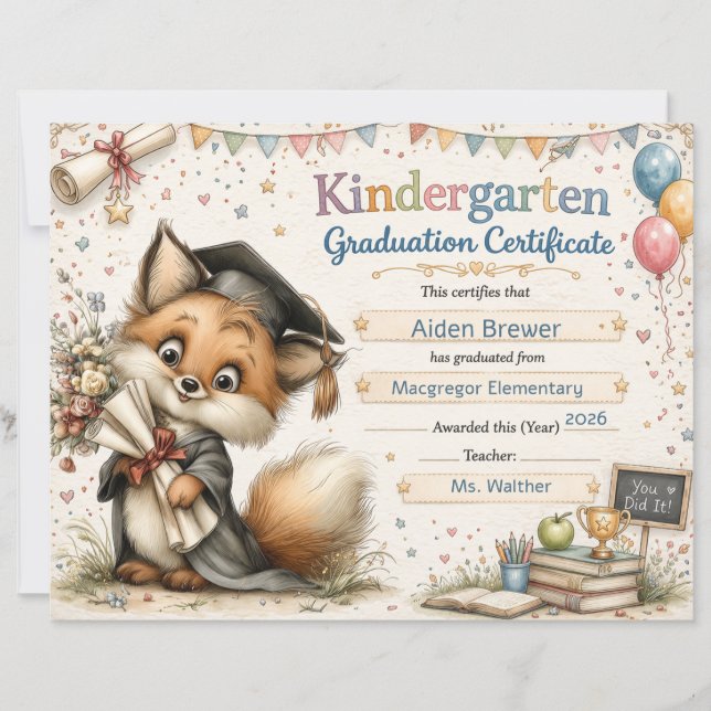 Lámina Bright Beginnings Celebration (Anverso)