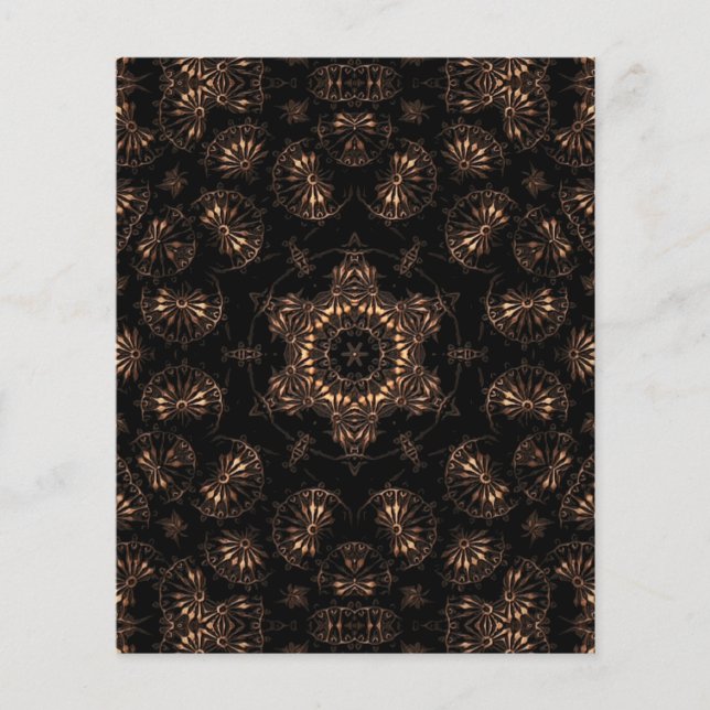 Lámina Bronce Age Mandala (Anverso)