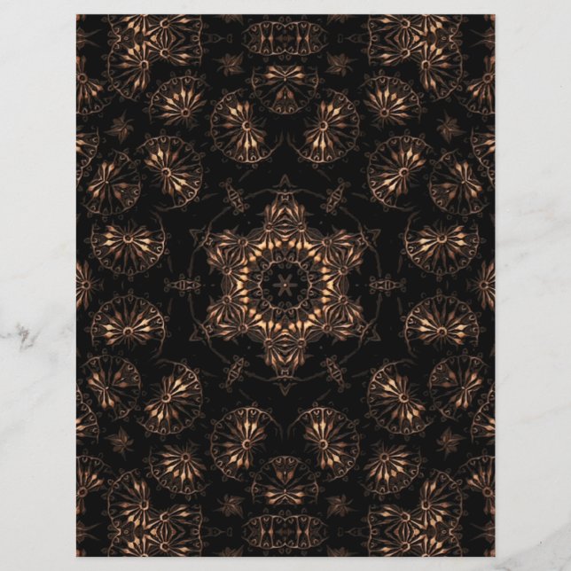 Lámina Bronce Age Mandala (Anverso)