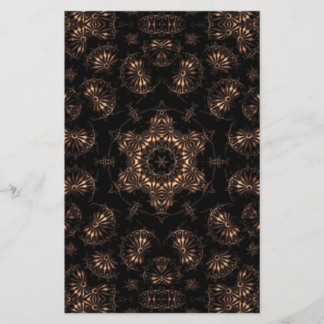 Lámina Bronce Age Mandala (Anverso)