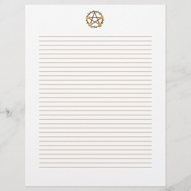 Lámina Broom Pentagram (Anverso)